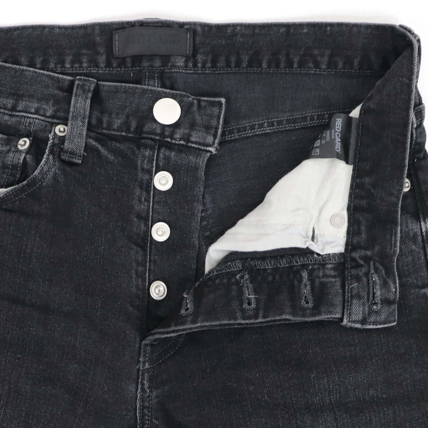 RED CARD TOKYO（レッドカードトウキョウ）Rhythm / リズム SLIM TAPERED / スリムテーパード ストレッチ デニム【akira-StonedCleanBlK】国内正規品