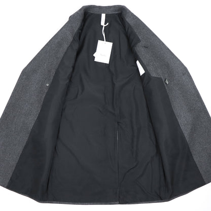 hevo（イーヴォ）BRINDISI ブリンディジ ダブルブレスト ベルテッド ウール コート【チャコールグレー】国内正規品