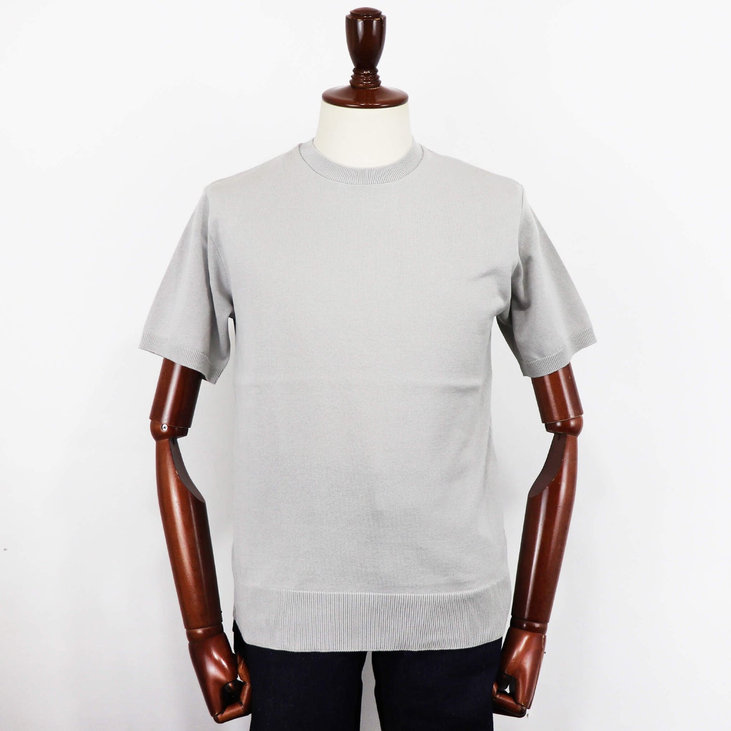 Blu Bre（ブルブレ）ドレスT コットンニット【SILVER GREY】国内正規品