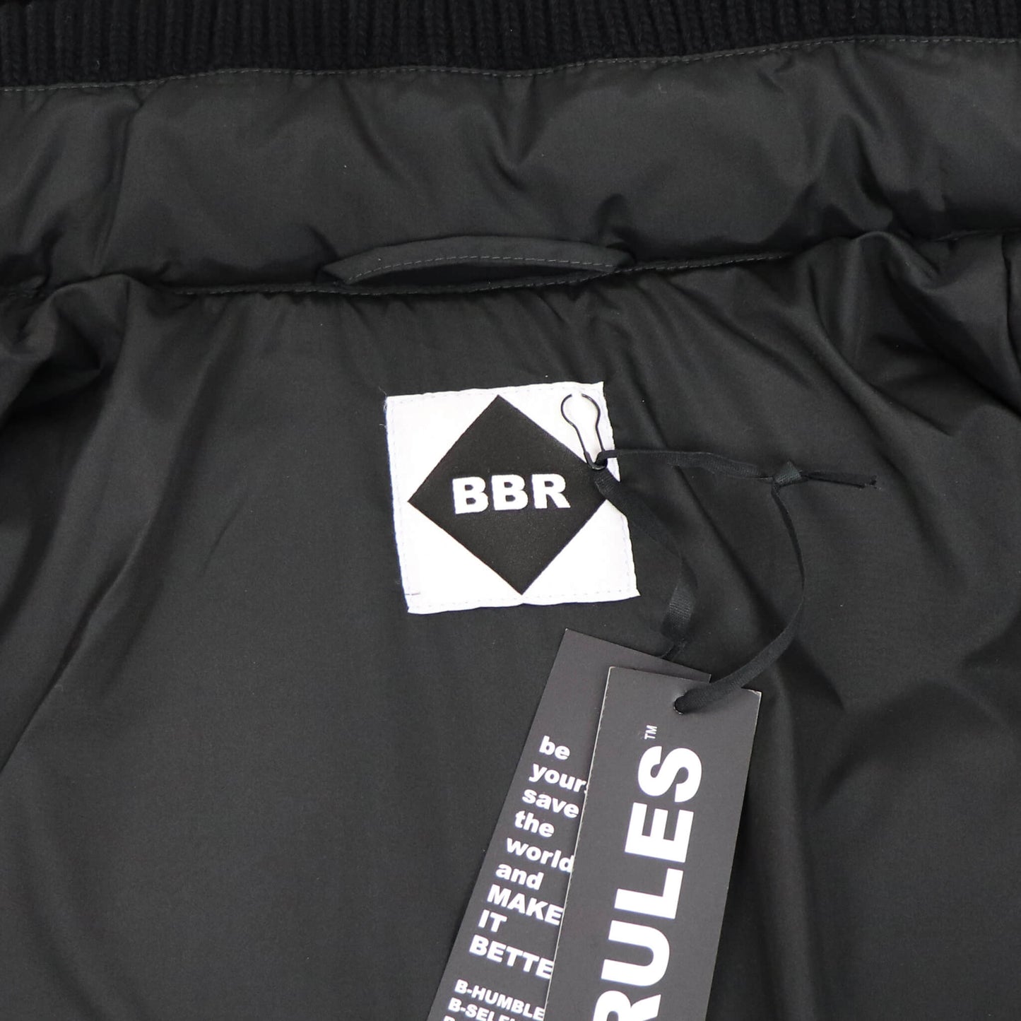 BBR（ビービーアール）ニットダッフル ダウンブルゾン【ブラック】国内正規品