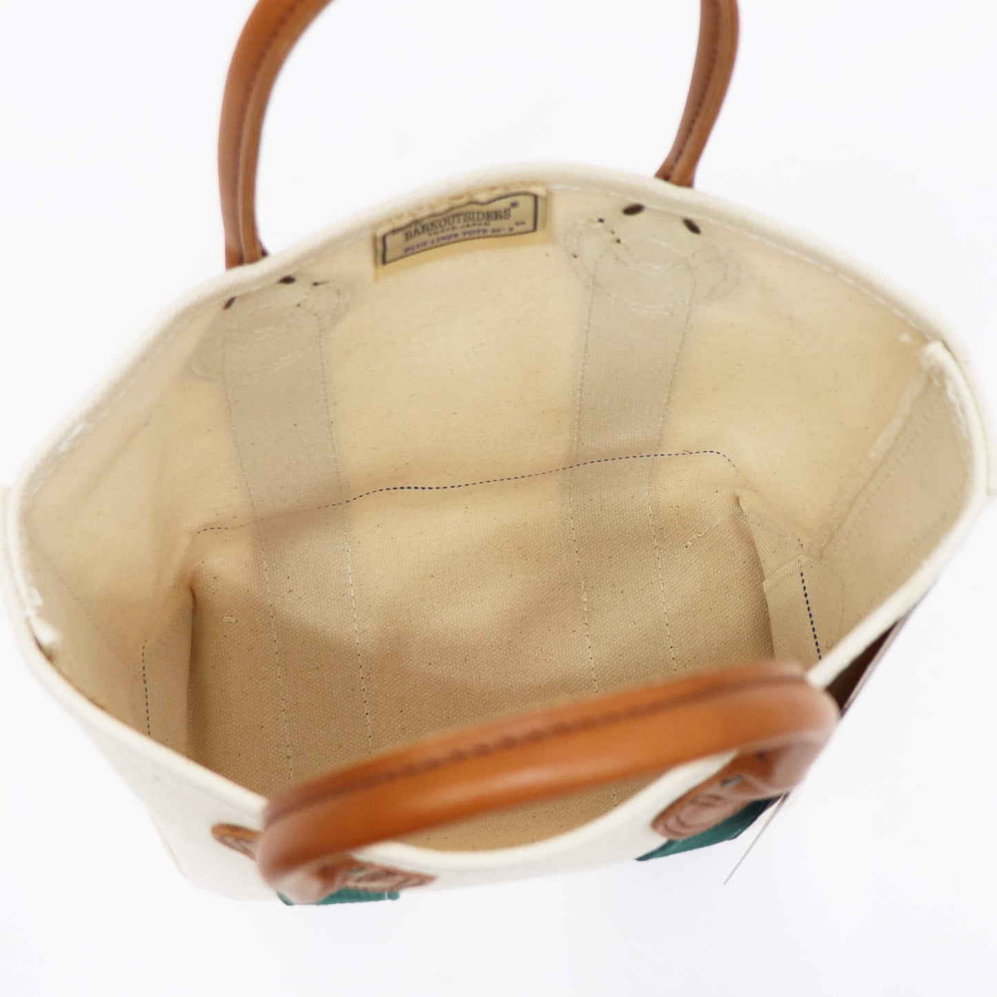 Barkoutsiders（バークアウトサイダーズ）Leather Handle Tote 80's Small【グリーン】国内正規品