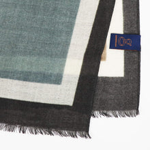画像をギャラリービューアに読み込む, GIERRE MILANO（ジエレ ミラノ）ウールストール【ブラウン×グリーン】国内正規品
