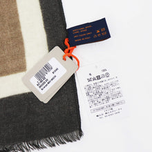 画像をギャラリービューアに読み込む, GIERRE MILANO（ジエレ ミラノ）ウールストール【ブラウン×グリーン】国内正規品
