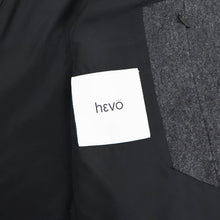 画像をギャラリービューアに読み込む, hevo（イーヴォ）BRINDISI ブリンディジ ダブルブレスト ベルテッド ウール コート【チャコールグレー】国内正規品
