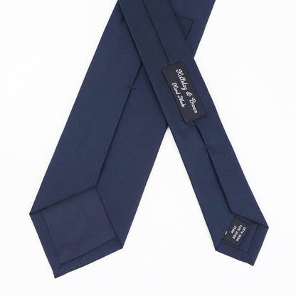 HOLLIDAY&BROWN（ホリデーアンドブラウン）ハンドメイド シルク タイ【ネイビー】国内正規品