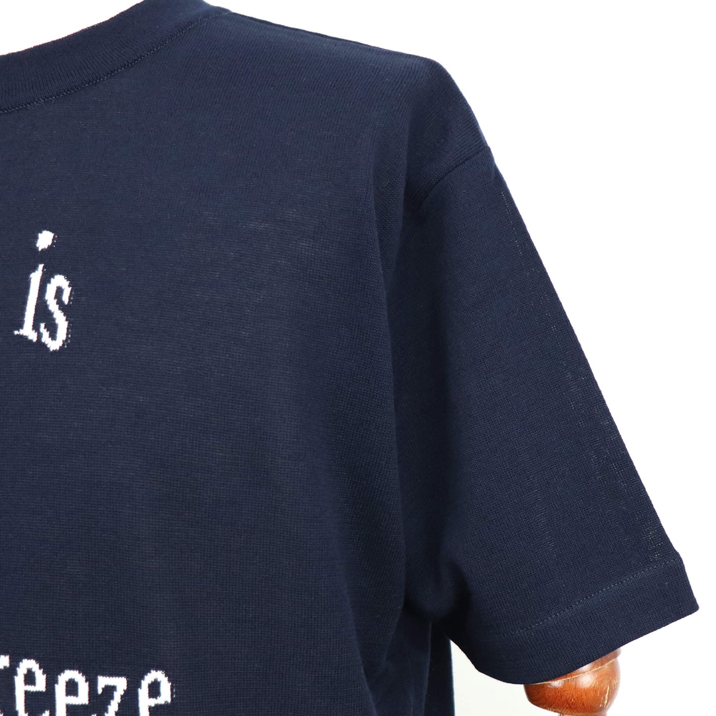 Vandori（ヴァンドリ）レタード ドレスニットTシャツ【ネイビー×ホワイト】国内正規品