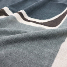 画像をギャラリービューアに読み込む, GIERRE MILANO（ジエレ ミラノ）ウールストール【ブラウン×グリーン】国内正規品
