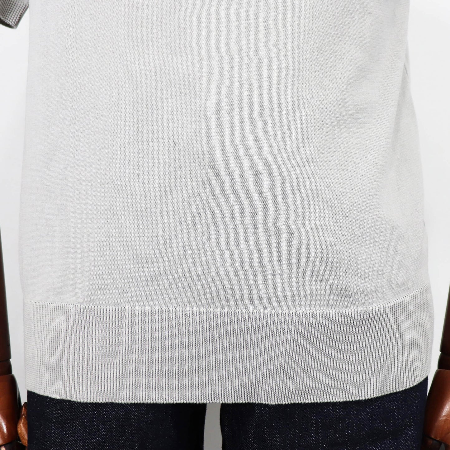 Blu Bre（ブルブレ）ドレスT コットンニット【SILVER GREY】国内正規品