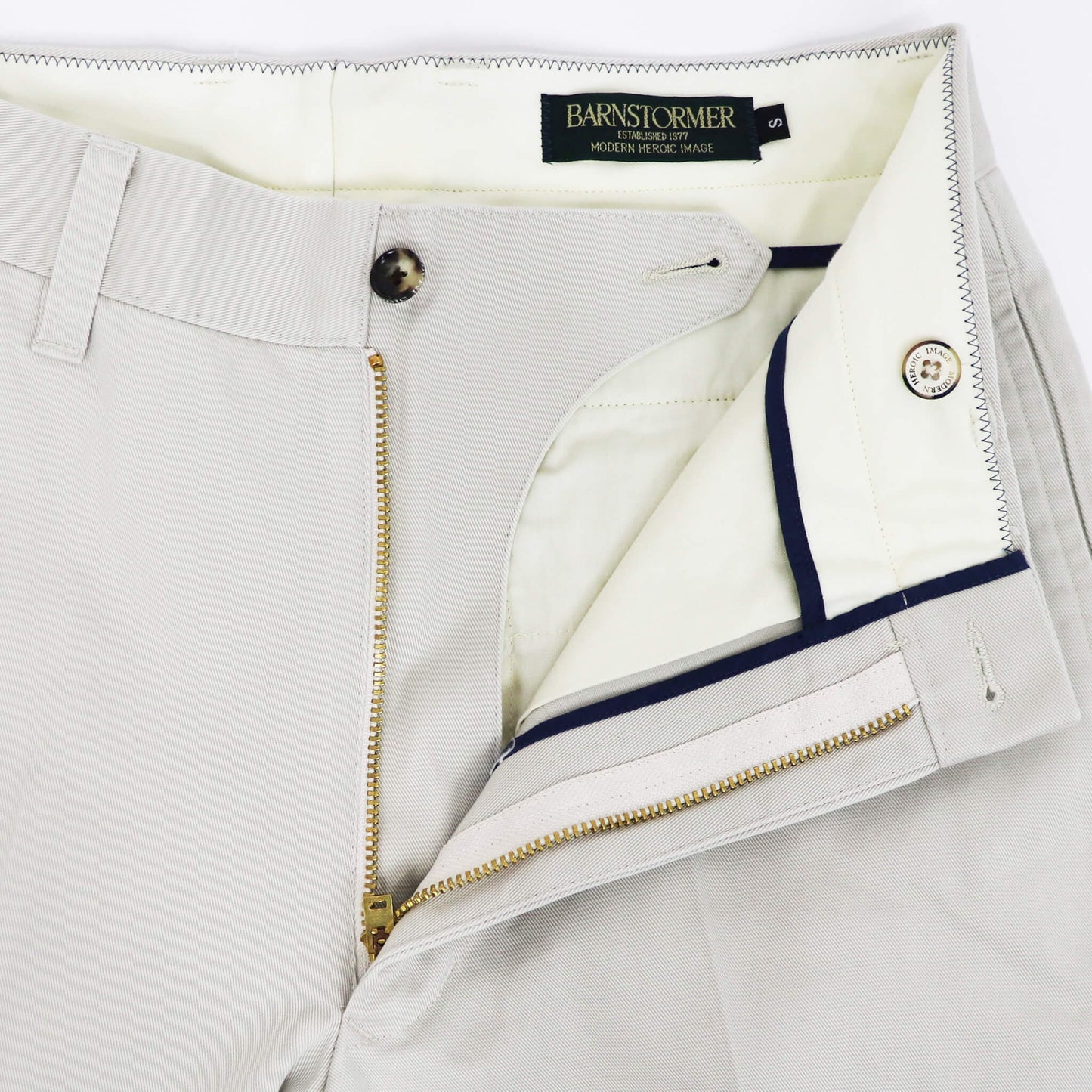 BARNSTORMER（バーンストーマー）NOP DRESS CHINOS ノープリーツ ドレスチノパン 1001P【サンド】国内正規品