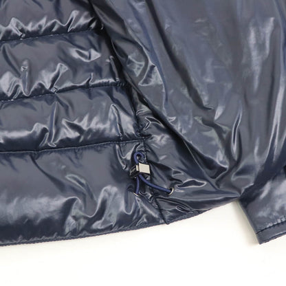 HERNO（ヘルノ）Resort ライダース ナイロン ウルトラライト ダウンブルゾン【ネイビー】国内正規品