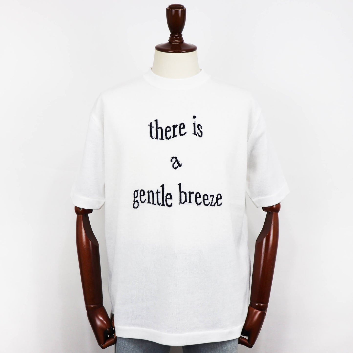 Vandori（ヴァンドリ）レタード ドレスニットTシャツ【ホワイト×ネイビー】国内正規品