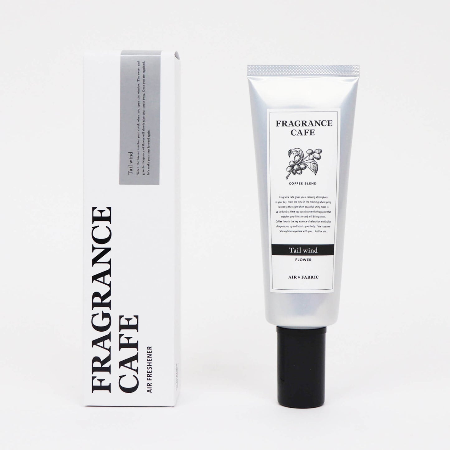 FRAGRANCE CAFE（フレグランスカフェ）AIR&FABRIC チューブミスト【Tail wind ”FLOWER”】国内正規品