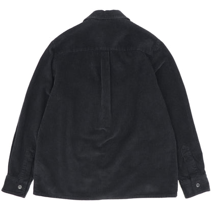 East Harbour Surplus（イースト ハーバー サープラス）中畝コーデュロイ ワークジャケット カヴァーオール【ブラック】国内正規品