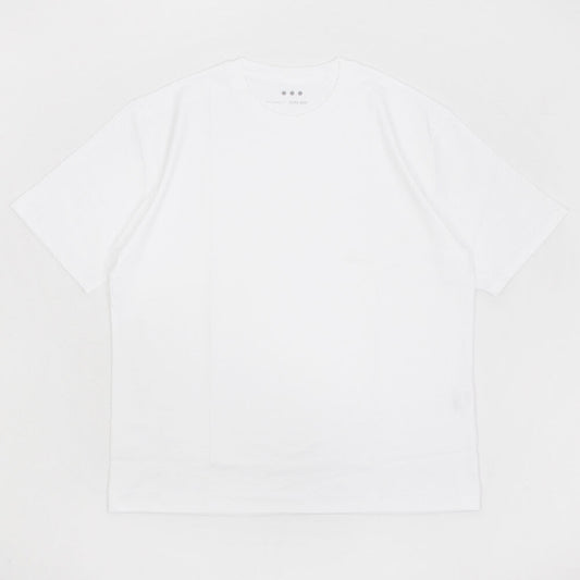 three dots（スリードッツ）2PACK TEE クルーネック ＆ モックネック コットン 2パック Tシャツ【ホワイト】国内正規品