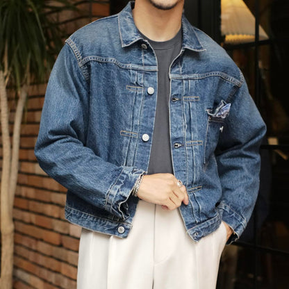 orSlow（オアスロウ）TYPE1 PLEATED FRONT DENIM BROUSE 03-6011 デニムトラッカージャケット【YEAR WASH】国内正規品