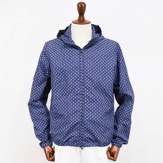 Drumohr（ドルモア）ヨット柄 ナイロンパーカ【ネイビー】国内正規品