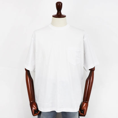 handvaerk（ハンドバーク）クルーネック ポケット付き Tシャツ【ホワイト】国内正規品