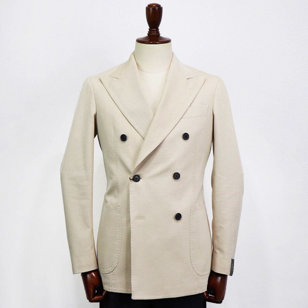 ティト アレグレット 新品・未使用 ダブル テーラード ジャケット 44 S TITO ALLEGRETTO（ティト アレグレット）ダブルブレスト ジャケット