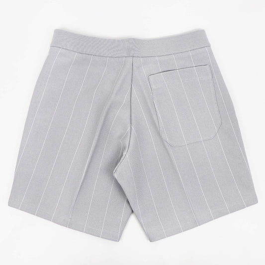 Vandori（ヴァンドリ）ミラノリブ ストライプ ショートパンツ【アイスグレー】国内正規品
