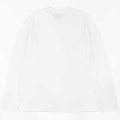 RIVORA（リヴォラ）スビンコットン クルーネック ロングスリーブTシャツ【ホワイト】国内正規品