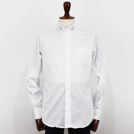 INDIVIDUALIZED SHIRTS（インディヴィジュアライズド シャツ）Giotto 別注 STANDARD FIT スタンダードフィット ボタンダウン コットンシャツ ナチュラルストレッチ【ホワイト】国内正規品