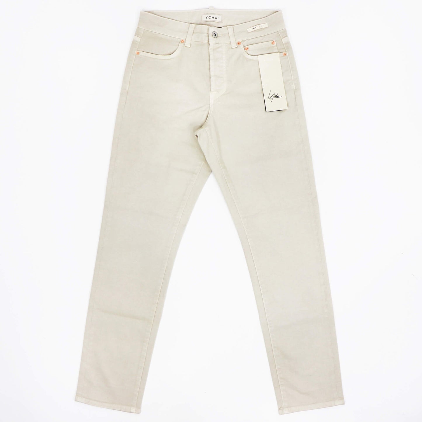 YCHAI（イカイ）EDMUNDO / エドモンド 製品染め ストレッチ コットンパンツ【サンドベージュ】国内正規品