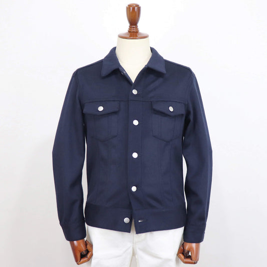 Jeanik（ジーニック）ウールカシミア ジャケット 3rdタイプ【ネイビー】国内正規品