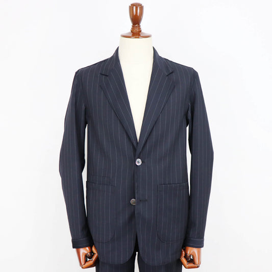 COLONY CLOTHING（コロニークロージング）シャツジャケット シングル【ネイビーストライプ】国内正規品