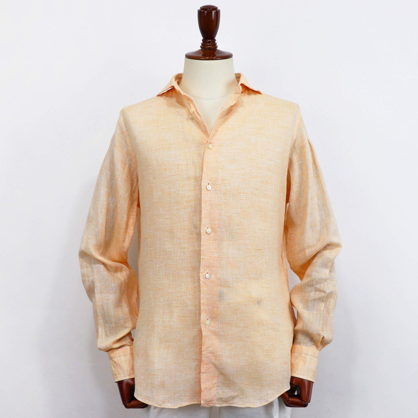 Giotto（ジオット）ANTONELLA Napoli リネンシャツ【オレンジ】国内正規品