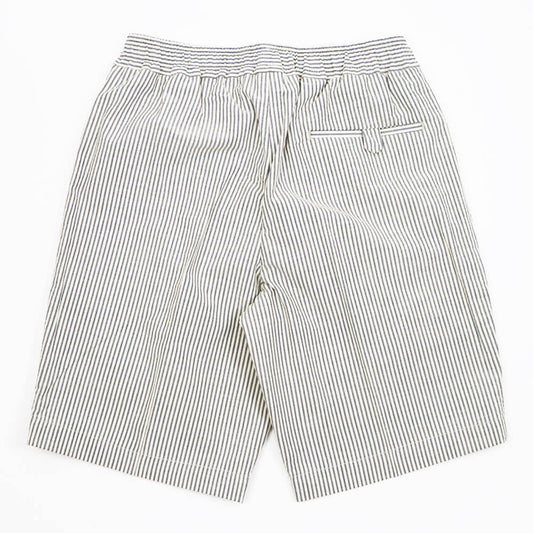 DEVORE（デヴォレ）シアサッカー コットン ショートパンツ【ブルー】国内正規品