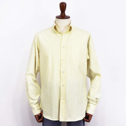 Giotto（ジオット）オックスフォード ボタンダウン シャツ【イエロー】国内正規品