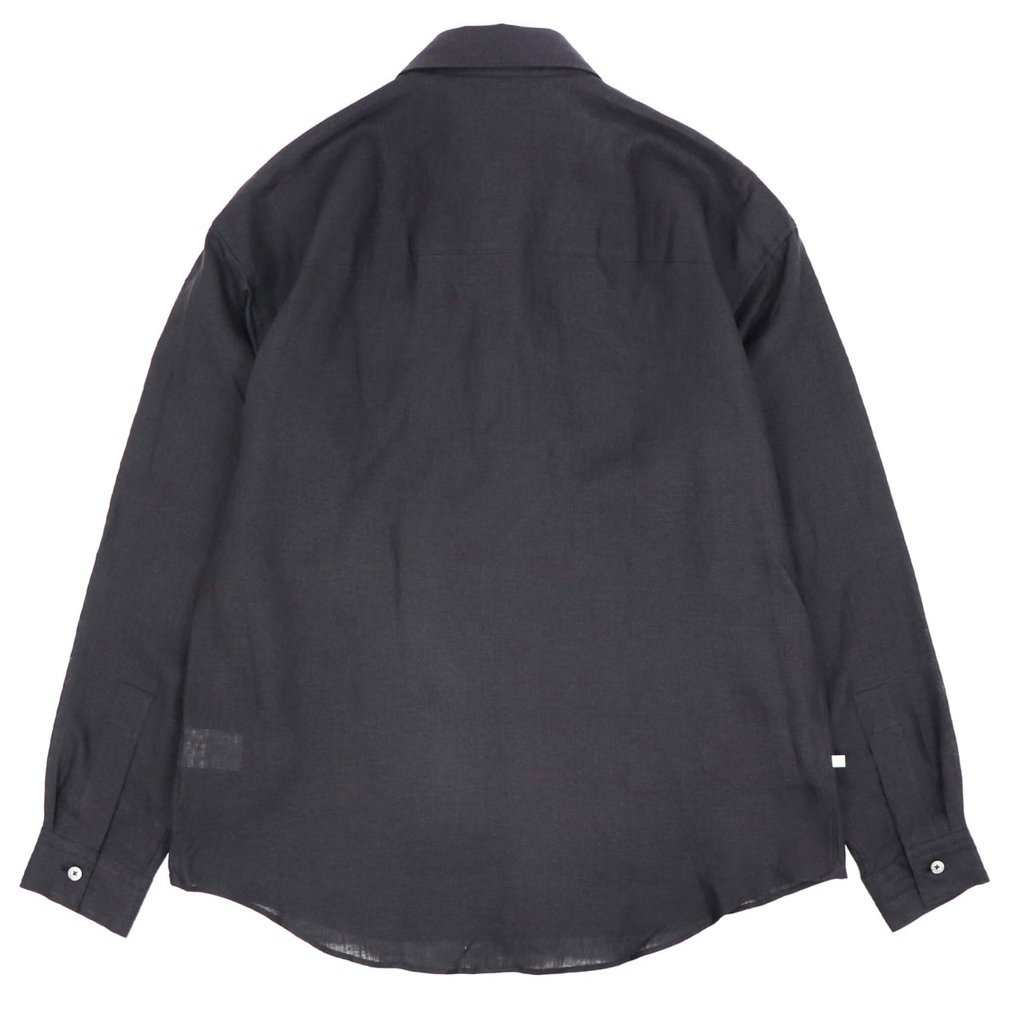 COLONY CLOTHING（コロニークロージング）ALBINI LINEN POOL SIDE SHIRT アルビニ リネン プールサイド シャツ【ブラック】国内正規品
