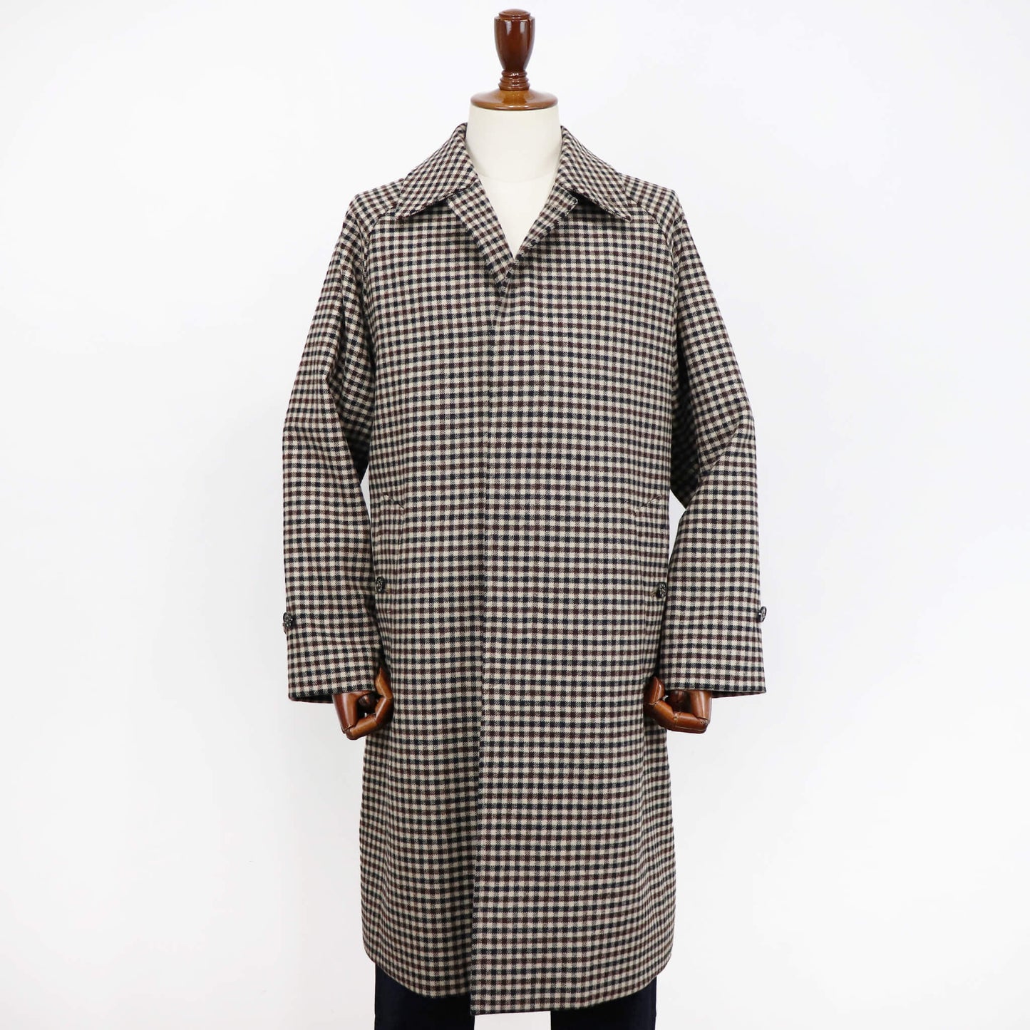 MACKINTOSH（マッキントッシュ）BELFORD / バルカラーコート ガンクラブチェック【ブラウン系】国内正規品