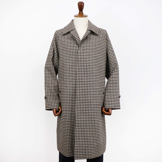MACKINTOSH（マッキントッシュ）BELFORD / バルカラーコート ガンクラブチェック【ブラウン系】国内正規品