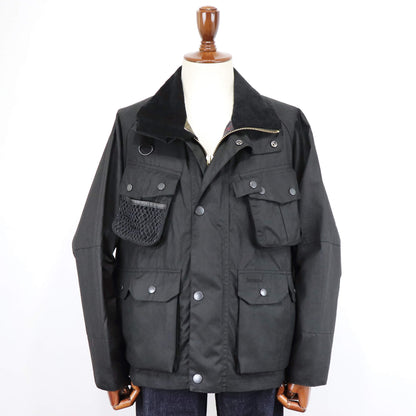 Barbour（バブアー）Dryfly （ドライフライ）Wax Jacket【ブラック】国内正規品