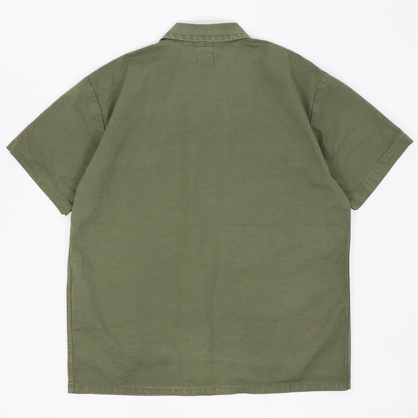 orSlow（オアスロウ）Utility Short Sleeve Work Shirt Jacket【アーミーグリーン】国内正規品