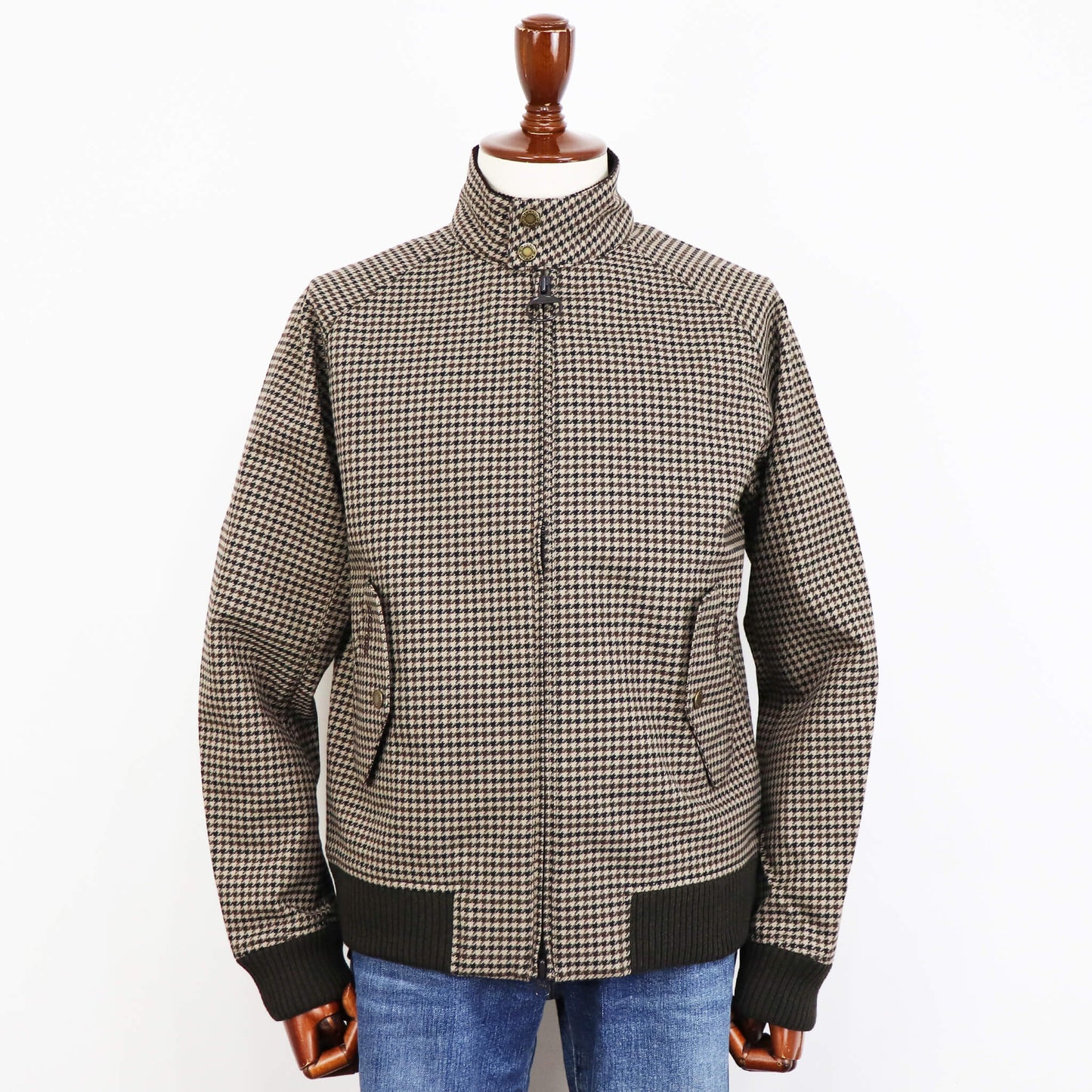 Barbour（バブアー）《Barbour × BARACUTA》Portonシャワープルーフ ブルゾン【ベージュ】国内正規品