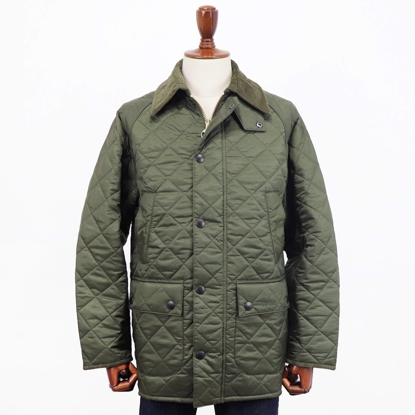 Barbour（バブアー）Bedale / ビデイル キルティング ブルゾン【オリーブ】国内正規品