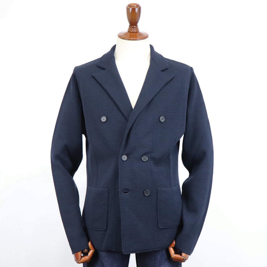 MAGAZZINO RICAMBI（マガジーノ リカンビ）ミラノリブ ダブルジャケット【ネイビー】国内正規品