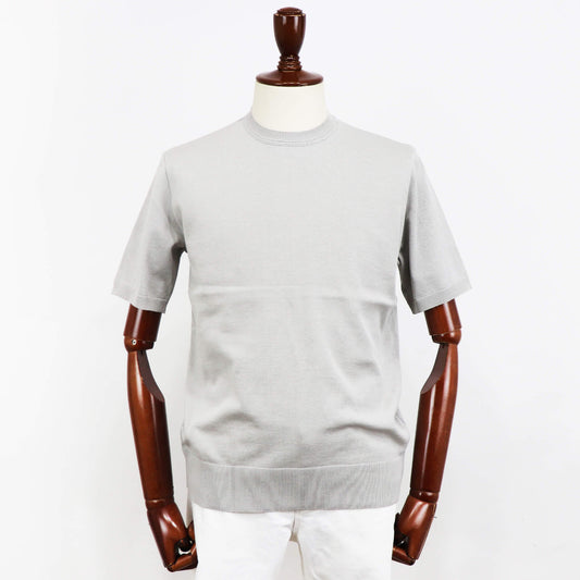 Vandori（ヴァンドリ）ドレスTシャツ コットンニット【シルバー】国内正規品