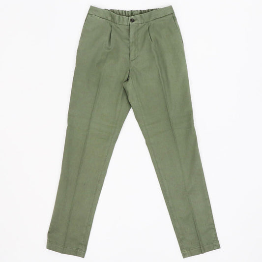 DEVORE（デヴォレ）ドローストリングス ストレッチ パンツ【オリーブ】国内正規品