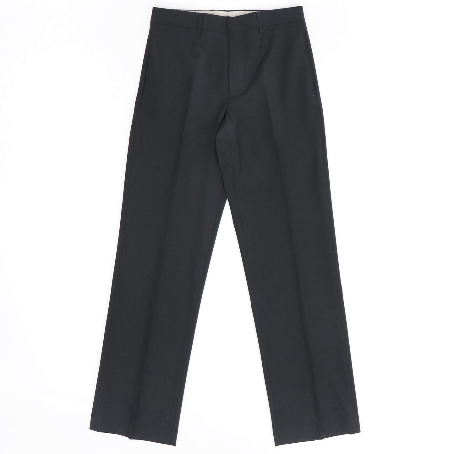 BERWICH（ベルウィッチ）LUCANO LONG ノープリーツ ワイドテーパード ストレッチ パンツ【ブラック】国内正規品