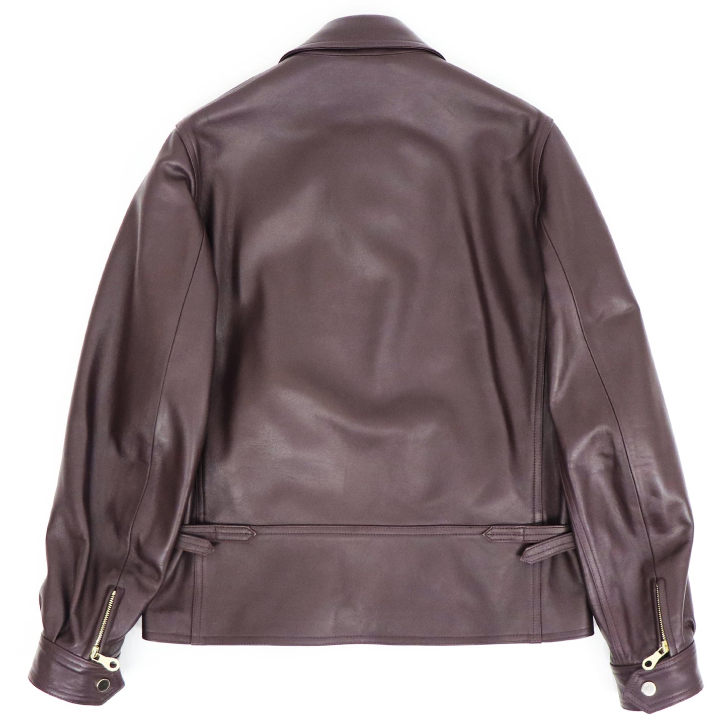 CINQUANTA（チンクワンタ）G8 Type FLIGHTBLOUSON レザージャケット ゴールドジップ【バーガンディー】国内正規品