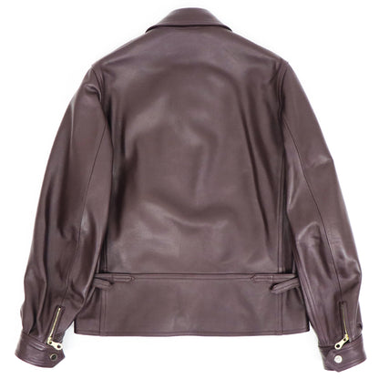 CINQUANTA（チンクワンタ）G8 Type FLIGHTBLOUSON レザージャケット ゴールドジップ【バーガンディー】国内正規品