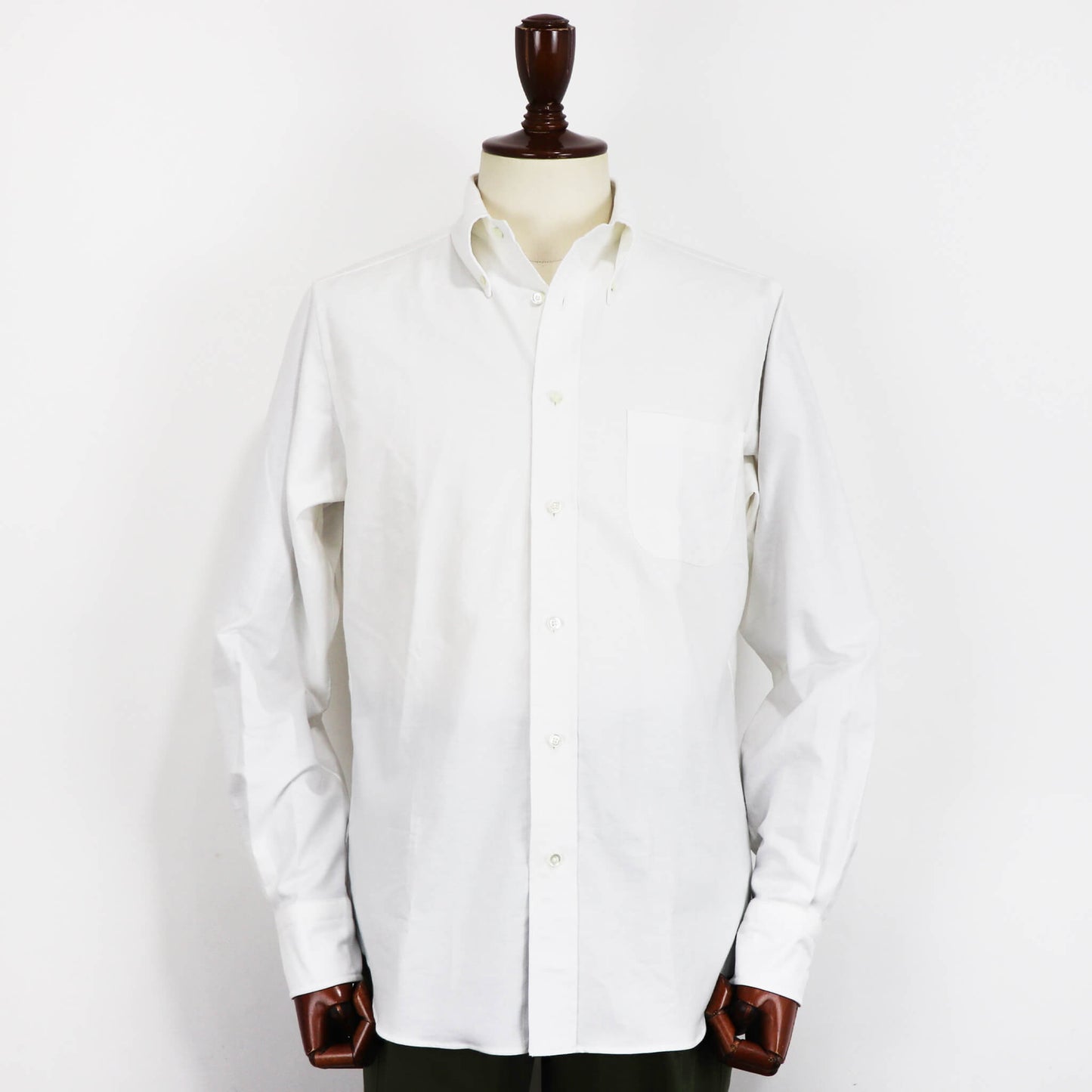 Giotto（ジオット）オックスフォード ボタンダウン シャツ【ホワイト】国内正規品