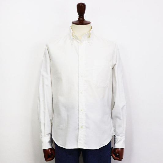 INDIVIDUALIZED SHIRTS（インディヴィジュアライズド シャツ）STANDARD FIT スタンダードフィット ボタンダウン コットン ツイル シャツ【ホワイト】国内正規品