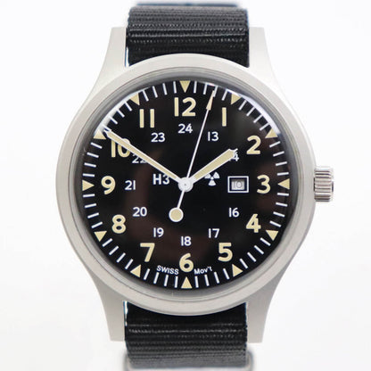 NAVAL WATCH（ナバルウォッチ）Naval military watch Mil.-01B US Force Type 【ブラック&カーキ】国内正規品