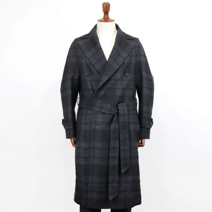 TITO ALLEGRETTO（ティト アレグレット）ベルテッド ダブル タータンチェック【ブラック系】国内正規品