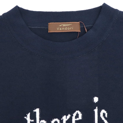 Vandori（ヴァンドリ）レタード ドレスニットTシャツ【ネイビー×ホワイト】国内正規品