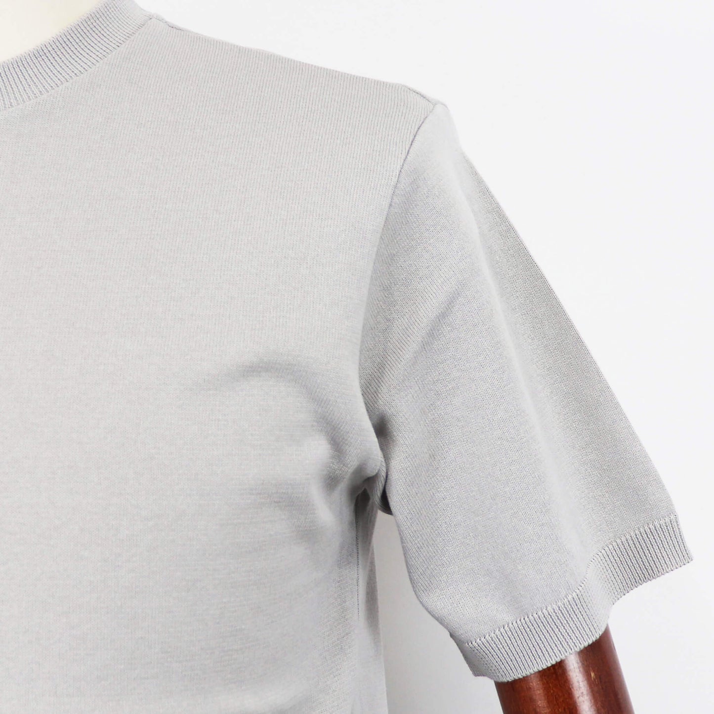 Blu Bre（ブルブレ）ドレスT コットンニット【SILVER GREY】国内正規品